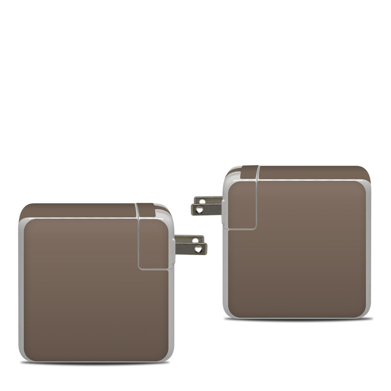 Apple 87W USB-C Power Adapter Skin - Solid State Flat Dark Earth (Image 1)