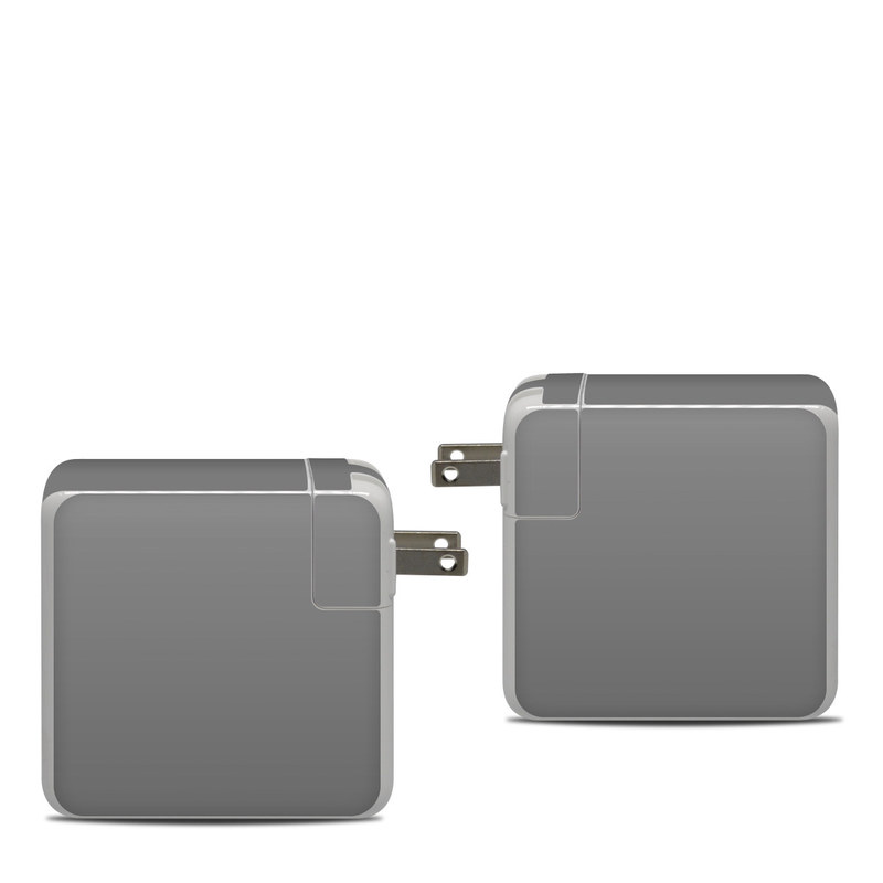 Apple 87W USB-C Power Adapter Skin - Solid State Grey (Image 1)