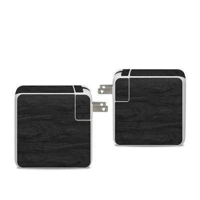 Apple 96W USB-C Power Adapter Skin - Black Woodgrain