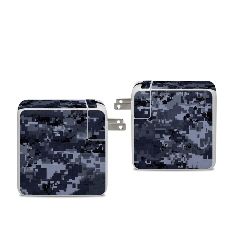 Apple 96W USB-C Power Adapter Skin - Digital Navy Camo (Image 1)