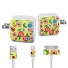 Apple iPad Charge Kit Skin - Button Flowers