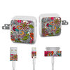 Apple iPad Charge Kit Skin - Doodles Color
