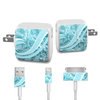 Apple iPad Charge Kit Skin - Flores Agua (Image 1)