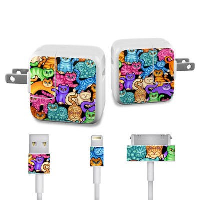 Apple iPad Charge Kit Skin - Colorful Kittens
