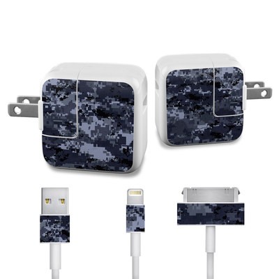 Apple iPad Charge Kit Skin - Digital Navy Camo