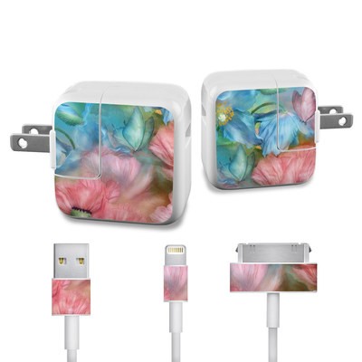 Apple iPad Charge Kit Skin - Poppy Garden