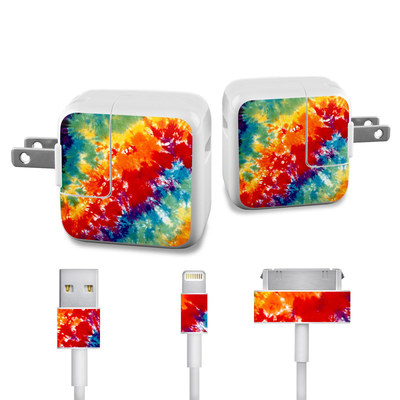 Apple iPad Charge Kit Skin - Tie Dyed