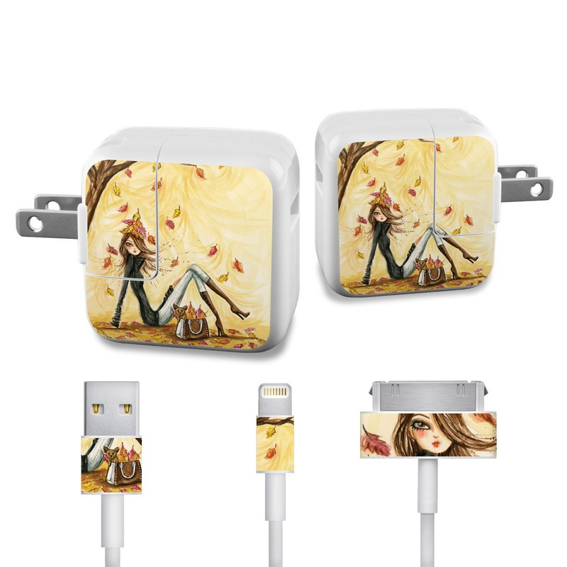 Apple iPad Charge Kit Skin - Autumn Leaves (Image 1)