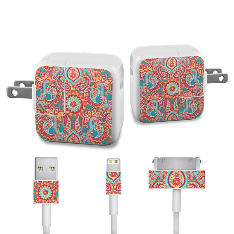 Apple iPad Charge Kit Skin - Carnival Paisley (Image 1)