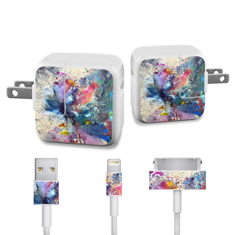 Apple iPad Charge Kit Skin - Cosmic Flower (Image 1)