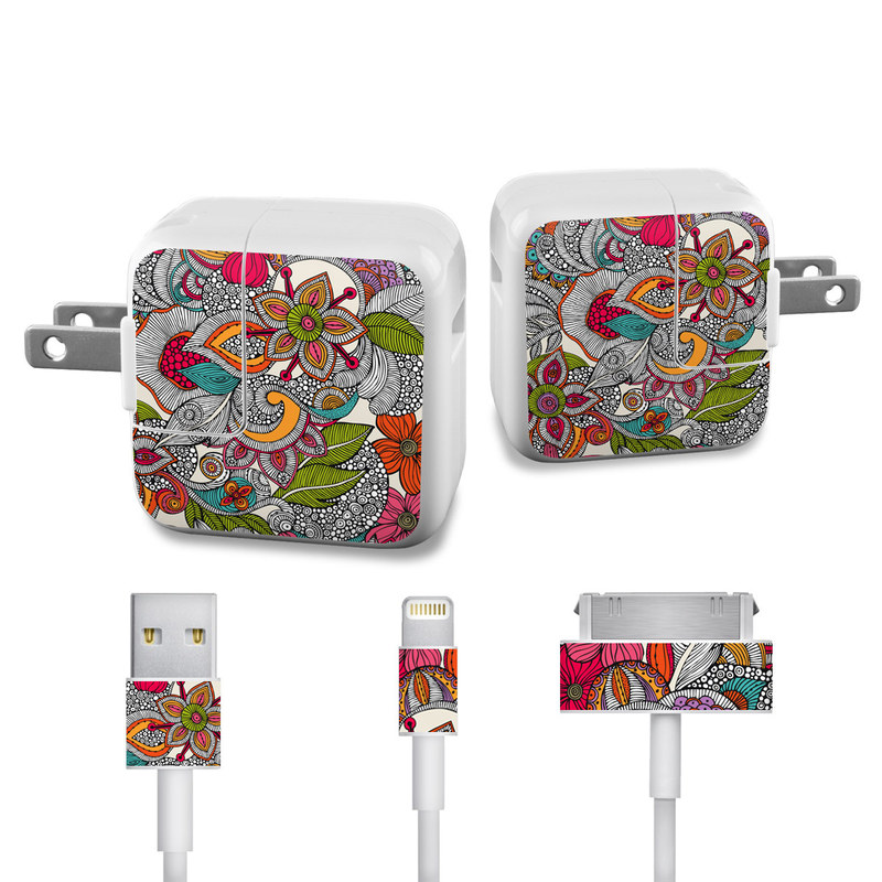 Apple iPad Charge Kit Skin - Doodles Color (Image 1)