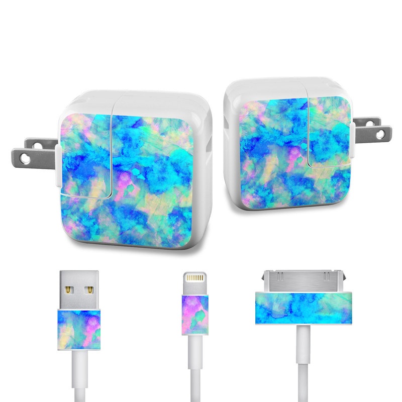 Apple iPad Charge Kit Skin - Electrify Ice Blue (Image 1)