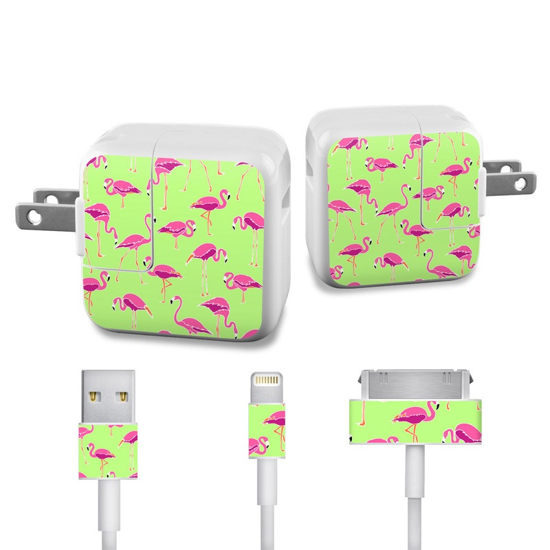 Apple iPad Charge Kit Skin - Flamingo Day (Image 1)