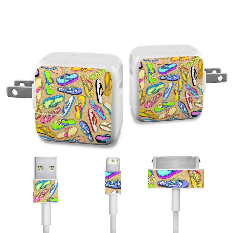 Apple iPad Charge Kit Skin - Flip Flops (Image 1)