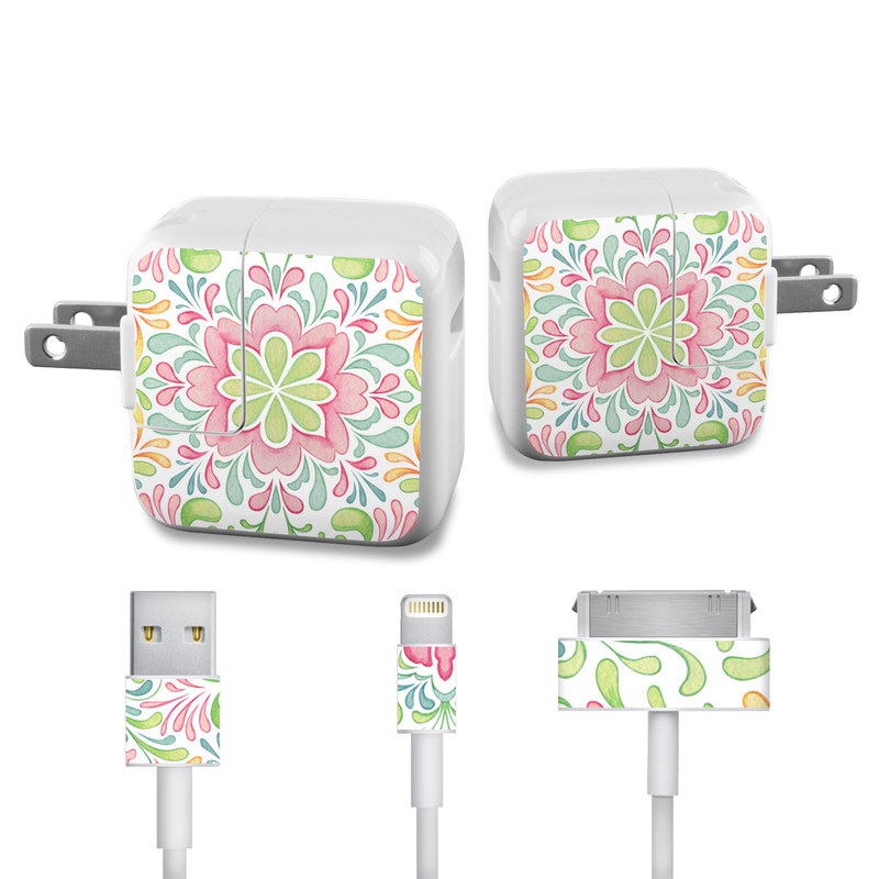 Apple iPad Charge Kit Skin - Honeysuckle (Image 1)