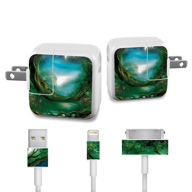 Apple iPad Charge Kit Skin - Moon Tree (Image 1)