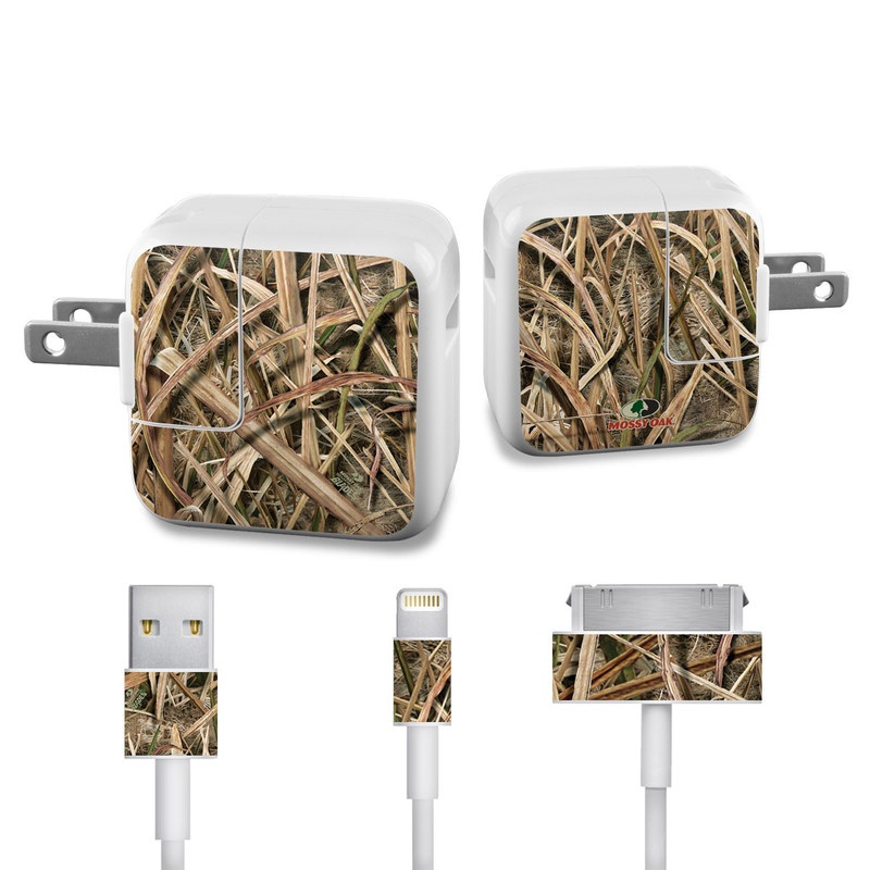 Apple iPad Charge Kit Skin - Shadow Grass Blades (Image 1)