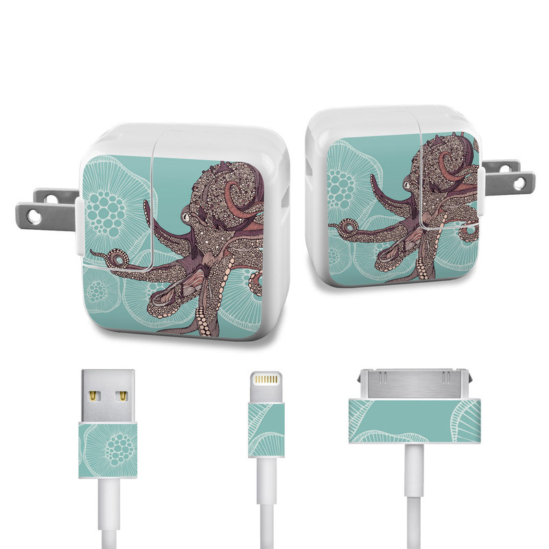 Apple iPad Charge Kit Skin - Octopus Bloom (Image 1)
