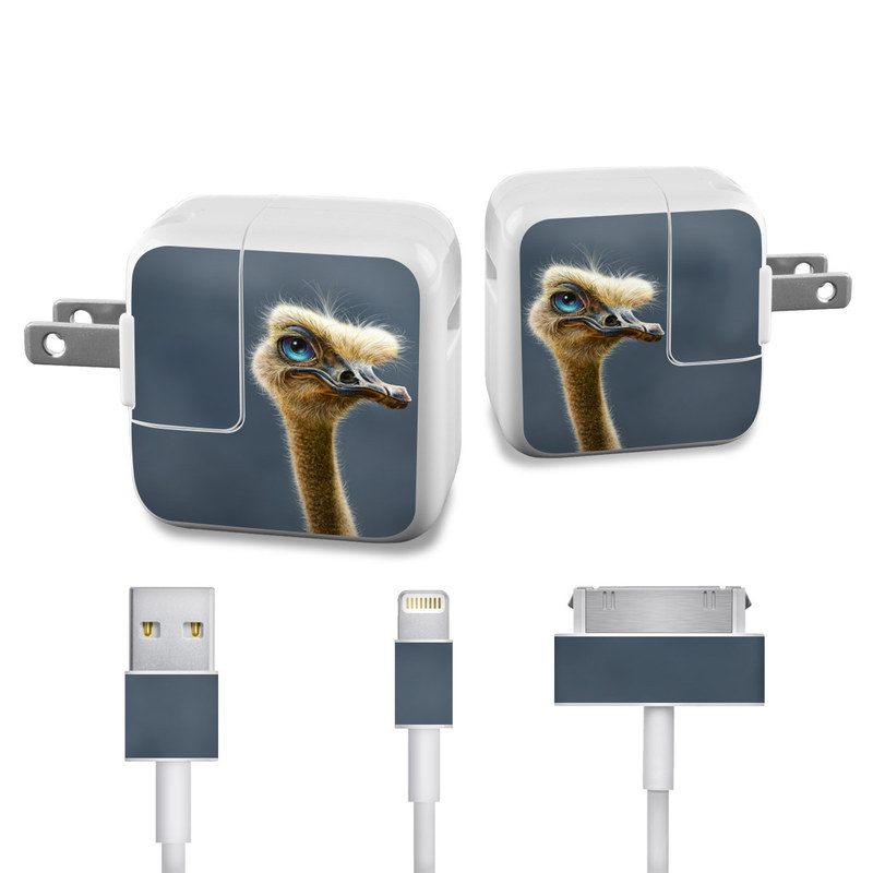 Apple iPad Charge Kit Skin - Ostrich Totem (Image 1)