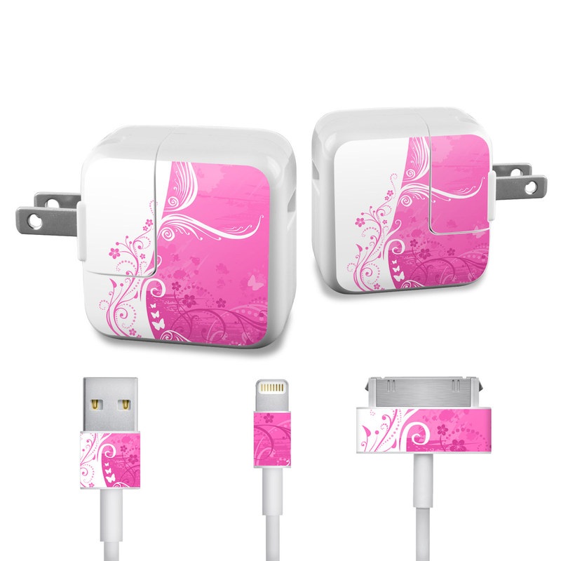 Apple iPad Charge Kit Skin - Pink Crush (Image 1)