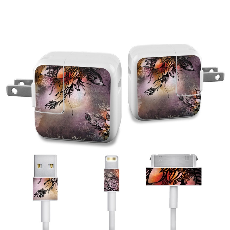 Apple iPad Charge Kit Skin - Purple Rain (Image 1)