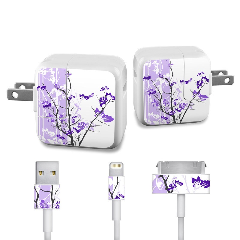 Apple iPad Charge Kit Skin - Violet Tranquility (Image 1)