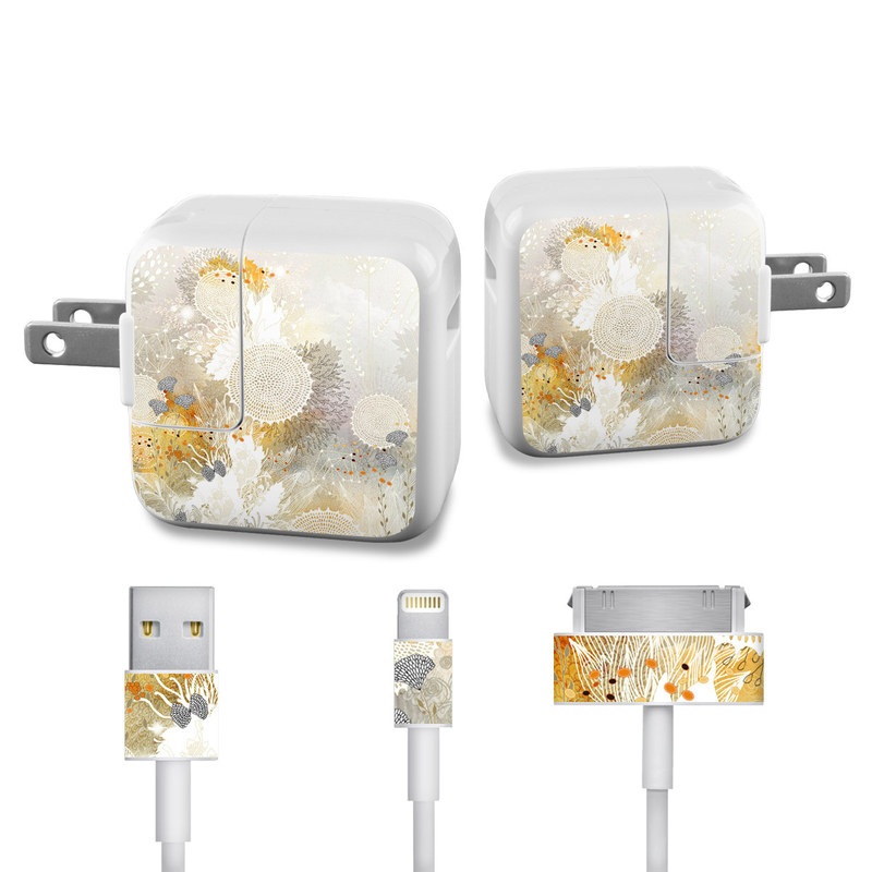 Apple iPad Charge Kit Skin - White Velvet (Image 1)