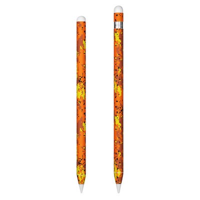 Apple Pencil Skin - Digital Orange Camo