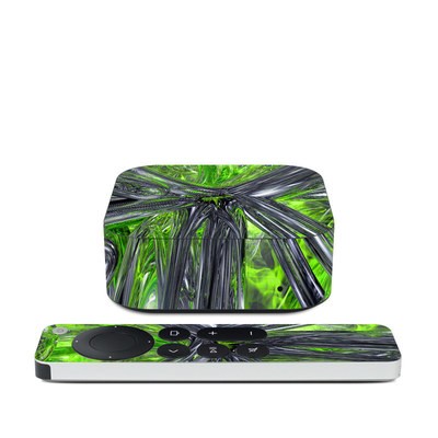 Apple TV 4K 2021 Skin - Emerald Abstract