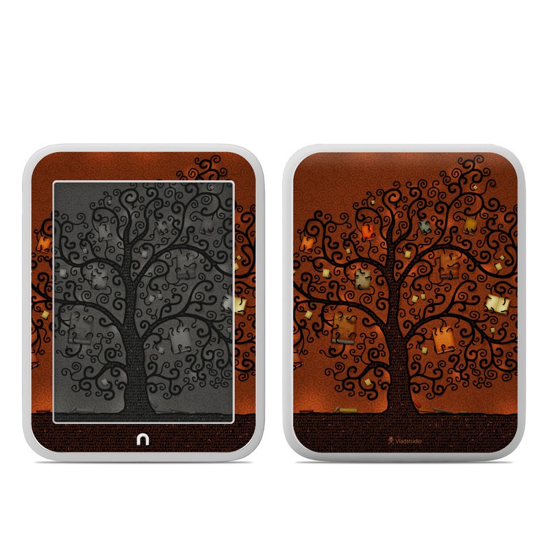 Barnes and Noble NOOK GlowLight Skin - Tree Of Books (Image 1)