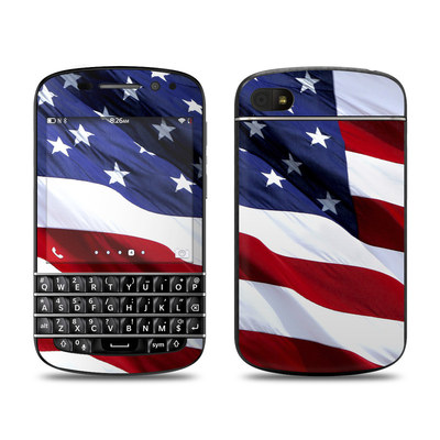 BlackBerry Q10 Skin - Patriotic