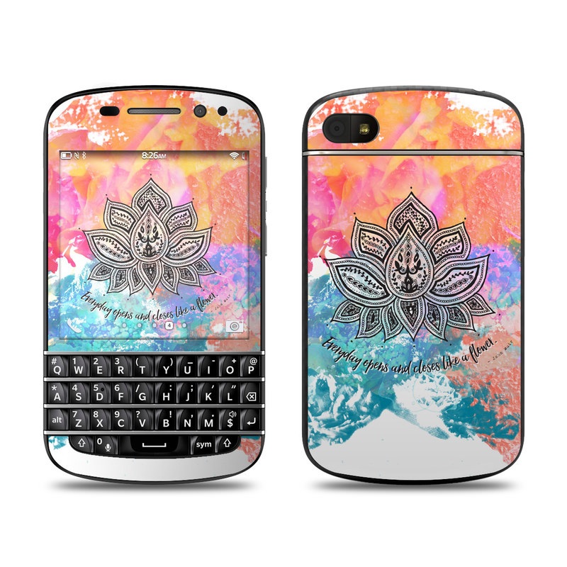 BlackBerry Q10 Skin - Happy Lotus (Image 1)