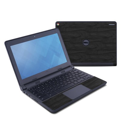 Dell Chromebook 11 Skin - Black Woodgrain