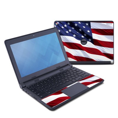 Dell Chromebook 11 Skin - USA Flag