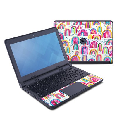 Dell Chromebook 11 Skin - Watercolor Rainbows