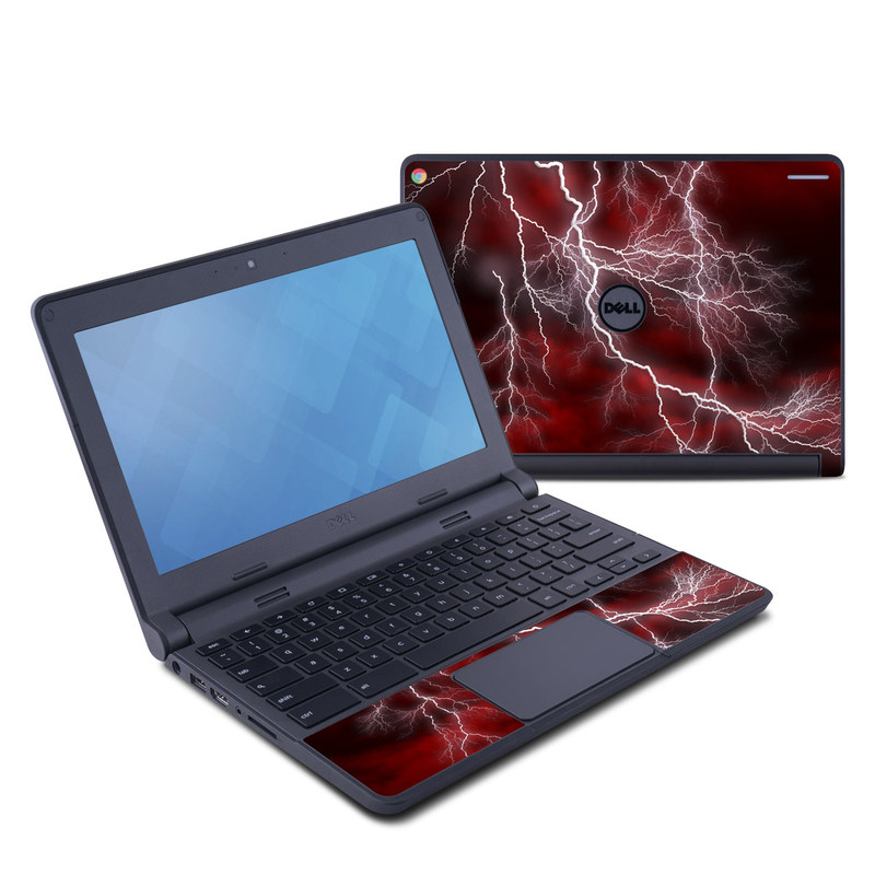 Dell Chromebook 11 Skin - Apocalypse Red (Image 1)