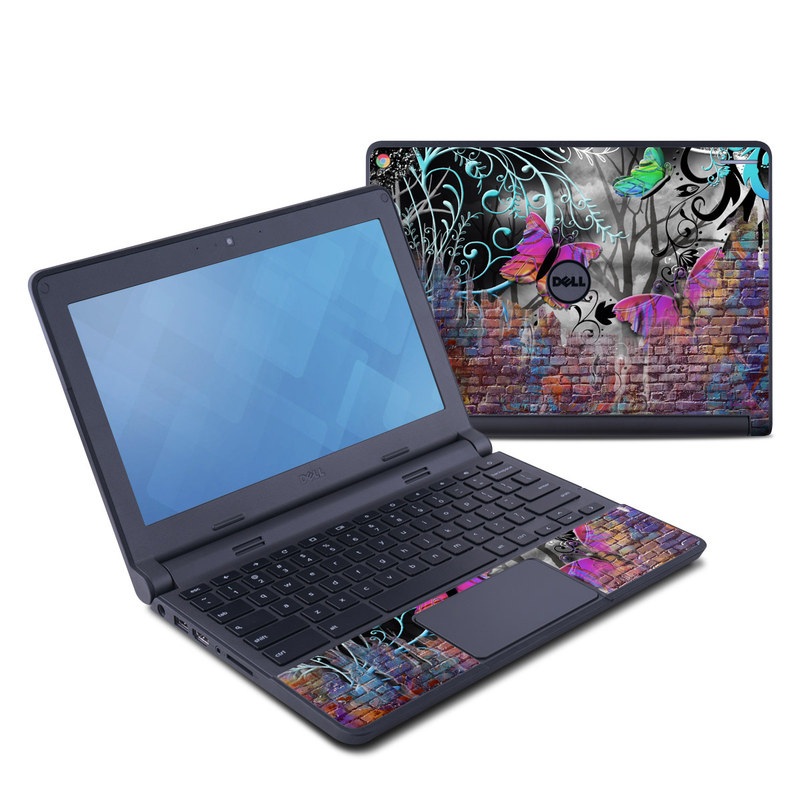 Dell Chromebook 11 Skin - Butterfly Wall (Image 1)