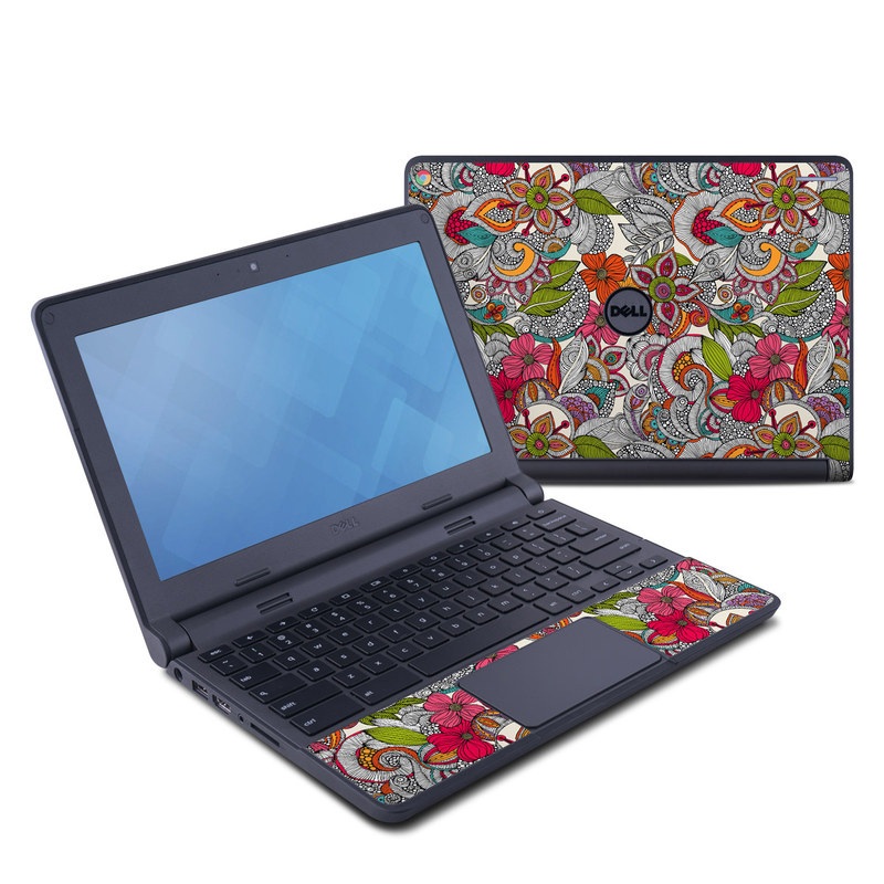 Dell Chromebook 11 Skin - Doodles Color (Image 1)