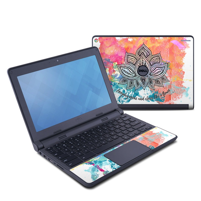 Dell Chromebook 11 Skin - Happy Lotus (Image 1)
