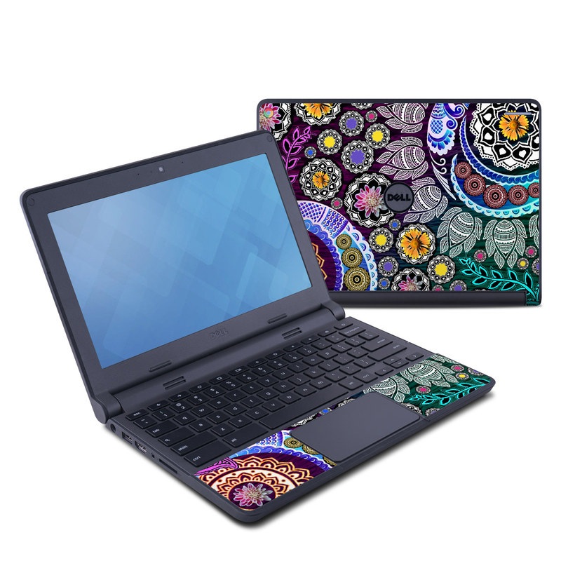Dell Chromebook 11 Skin - Mehndi Garden (Image 1)