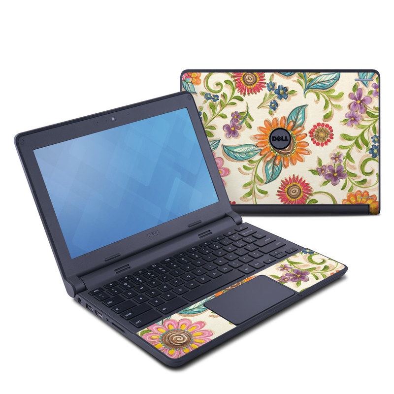 Dell Chromebook 11 Skin - Olivia's Garden (Image 1)