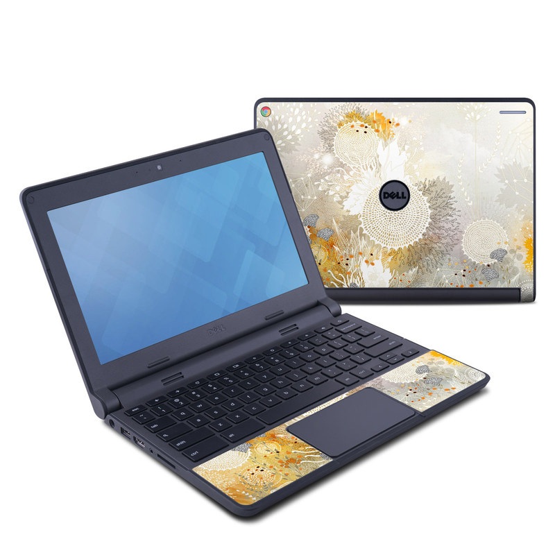 Dell Chromebook 11 Skin - White Velvet (Image 1)