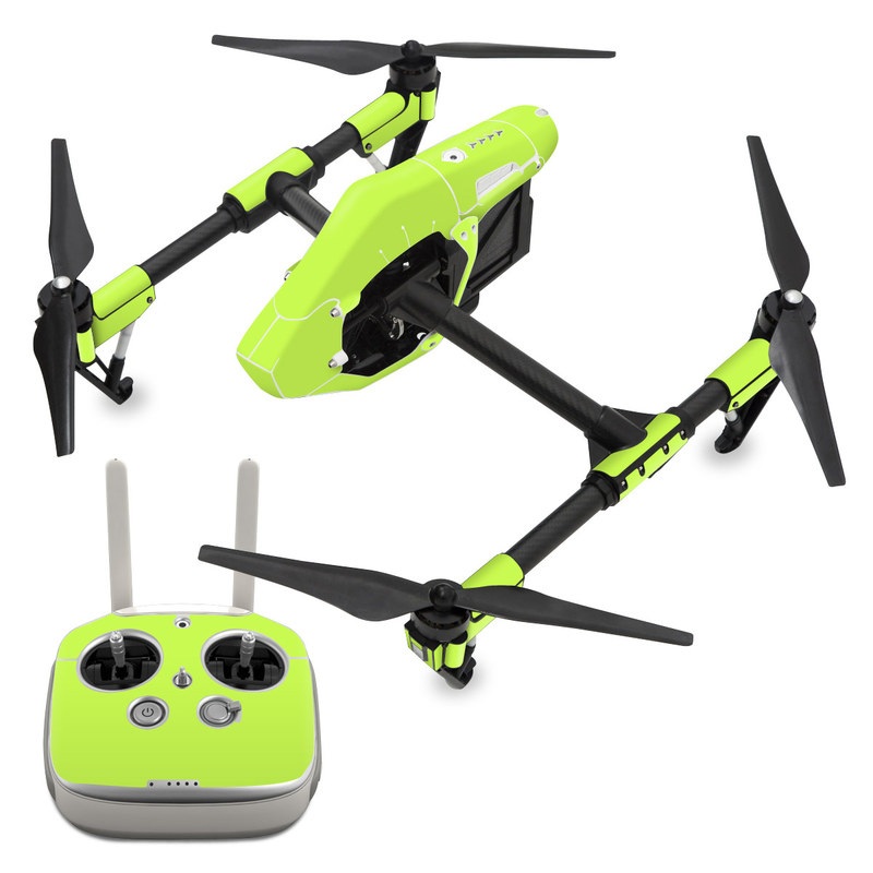DJI Inspire 1 Skin - Solid State Lime (Image 1)