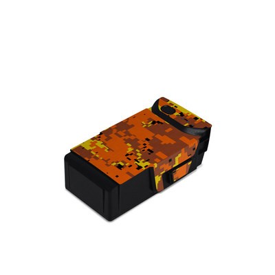 DJI Mavic Air Battery Skin - Digital Orange Camo