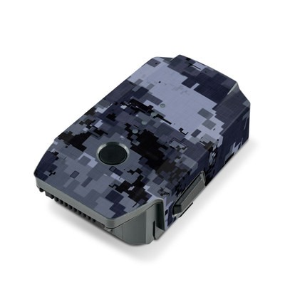 DJI Mavic Pro Battery Skin - Digital Navy Camo
