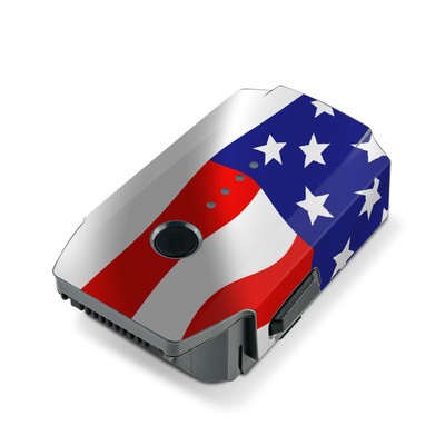 DJI Mavic Pro Battery Skin - USA Flag