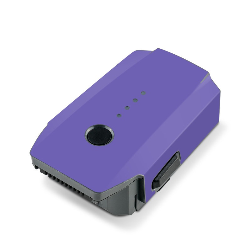 DJI Mavic Pro Battery Skin - Solid State Purple (Image 1)