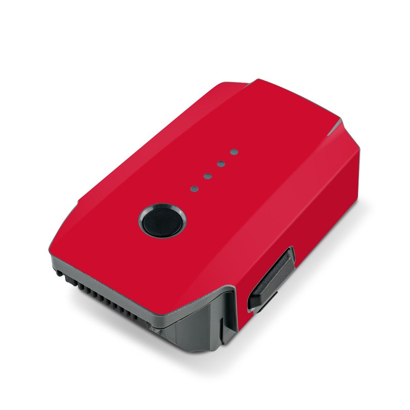 DJI Mavic Pro Battery Skin - Solid State Red (Image 1)