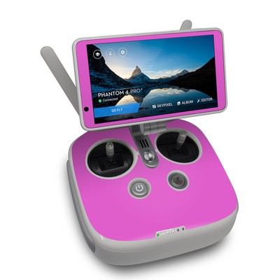 DJI Phantom 4 Pro Plus Controller Skin - Solid State Vibrant Pink