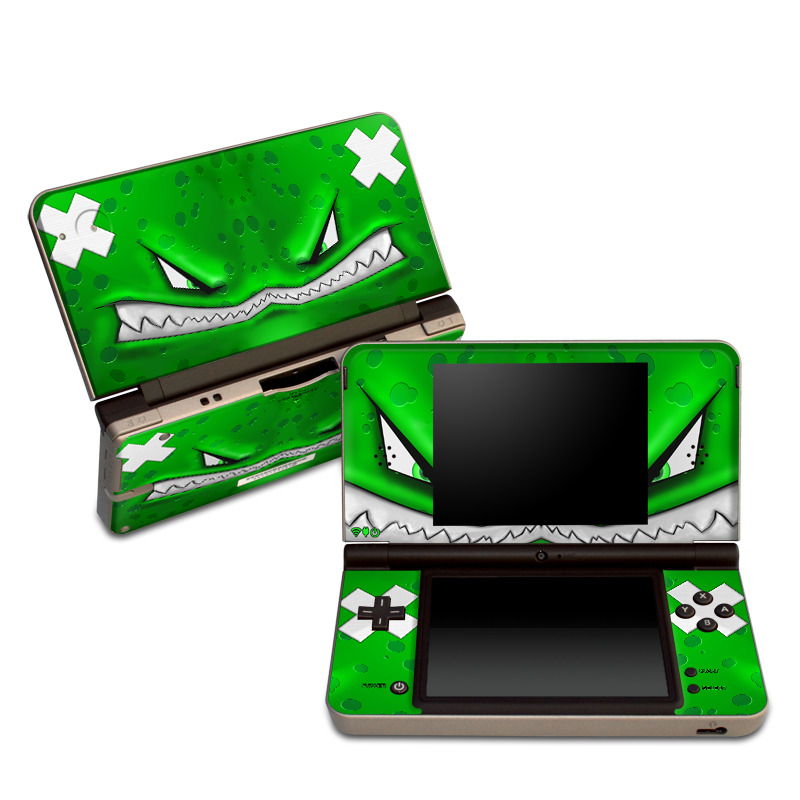 Green xl. Nintendo DSI Lime Green. DSI XL Custom. DSI Skin Template.